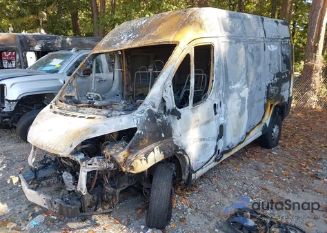 2023 Ram Promaster 2500 High Roof 136 Wb z USA, uszkodzony, nr VIN 3C6LRVCG3PE537446